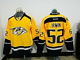 Nashville Predators #52 Irwin Yellow Stitched NHL Jersey,baseball caps,new era cap wholesale,wholesale hats
